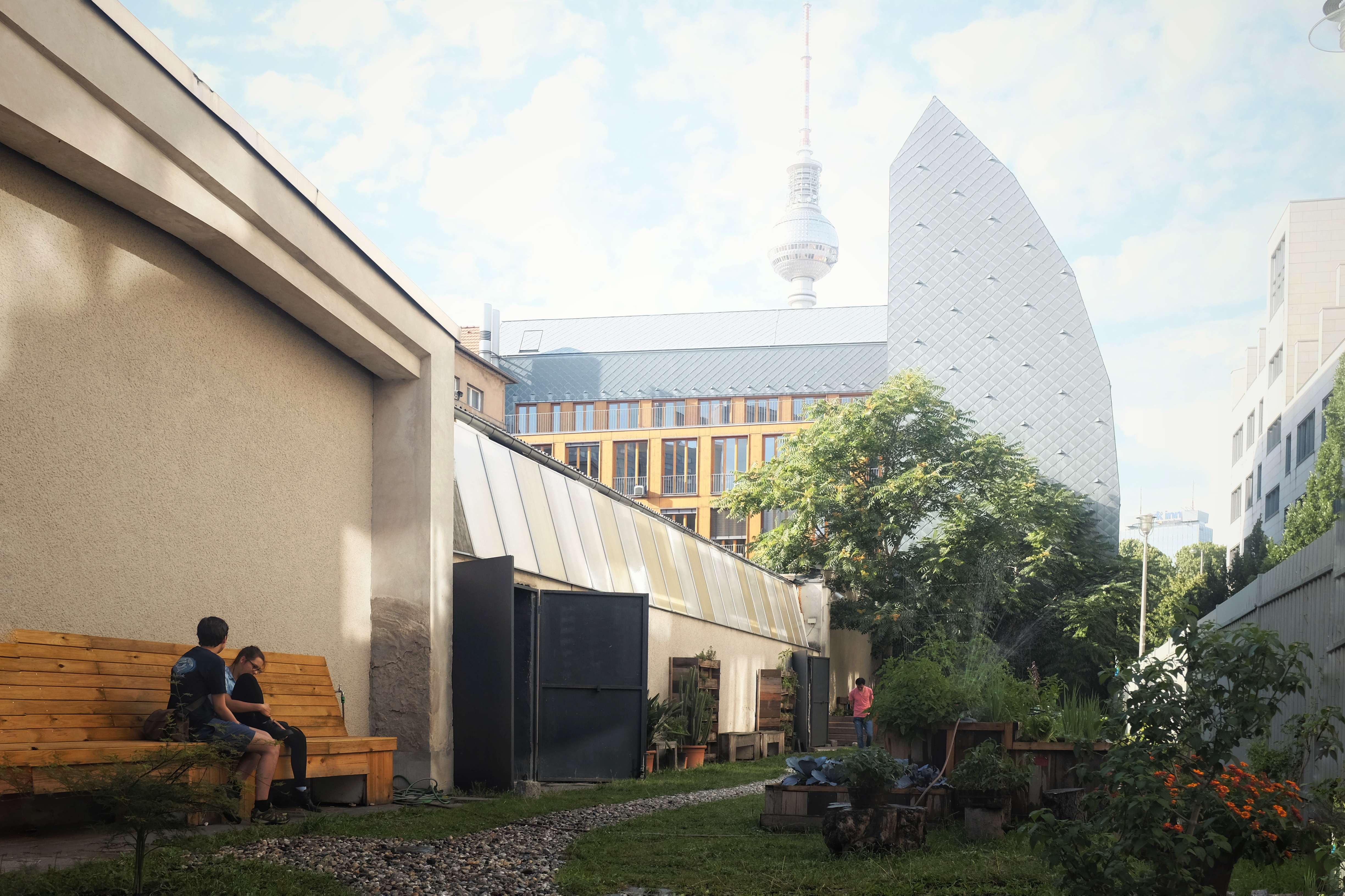 Münzgarten in der alten Münze Berlin